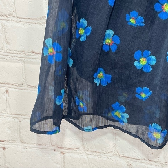 Hollister Sundress Size Small Floral Blue - Picture 8 of 11